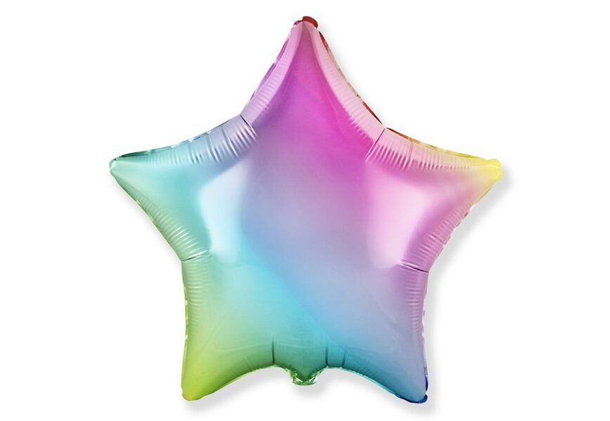 Folija baloni zvaigznes formā