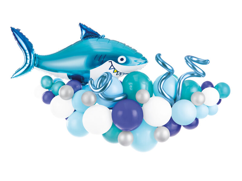 Balonu komplekts virtenei - "Haizivs", 150x95cm