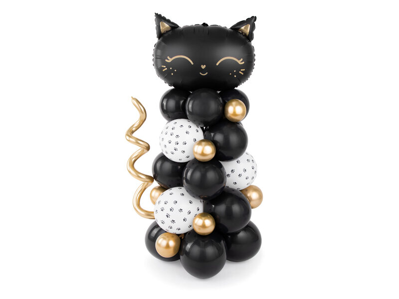 Balonu figūras komplekts - "Melnais kaķis", 83x140cm