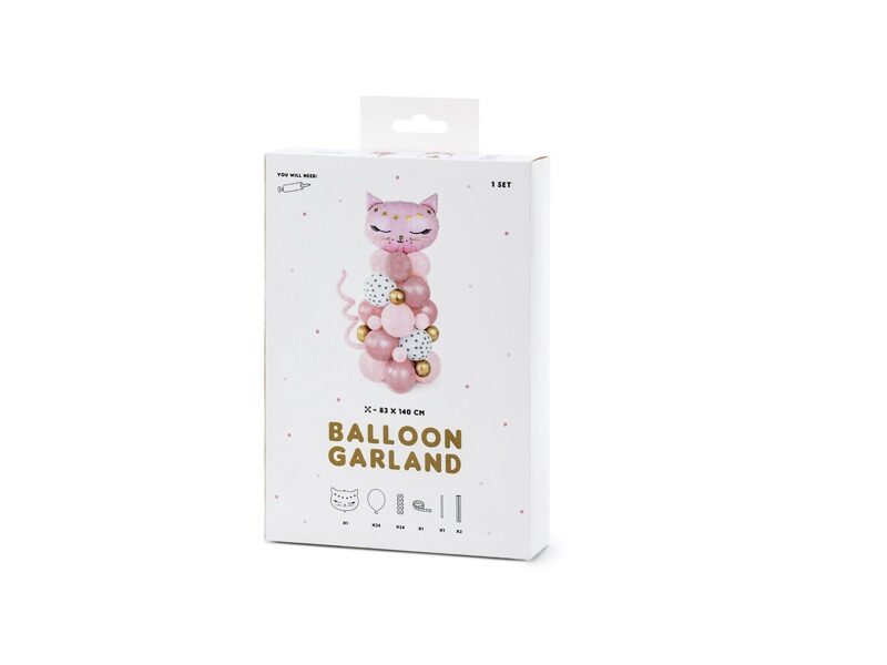 Balonu figūras komplekts - "Kaķēne", 83x140cm