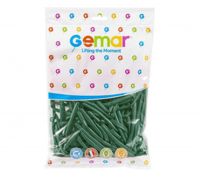 Lateksa baloni modelēšanai, 100 gb. iepakojums, pudeļu zaļā krāsa, D4