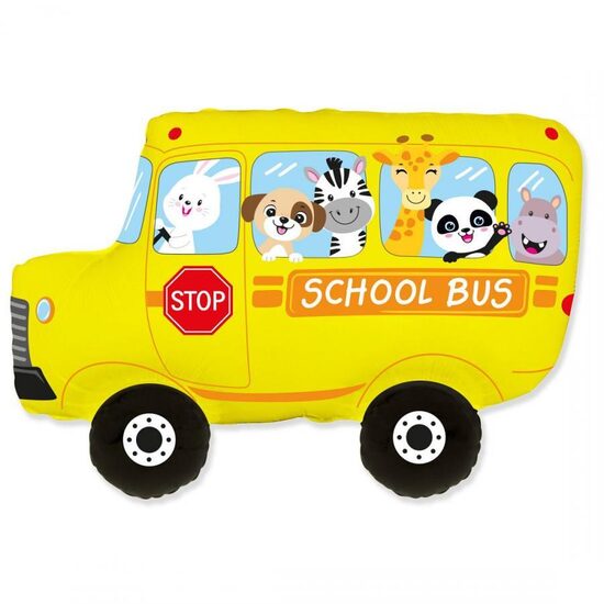 Folija balons "School Bus", skolas autobuss, 80 cm