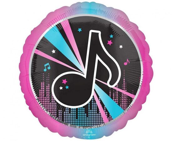 Folija balons "Interneta zvaigzne - TikTok", notis, 70 cm