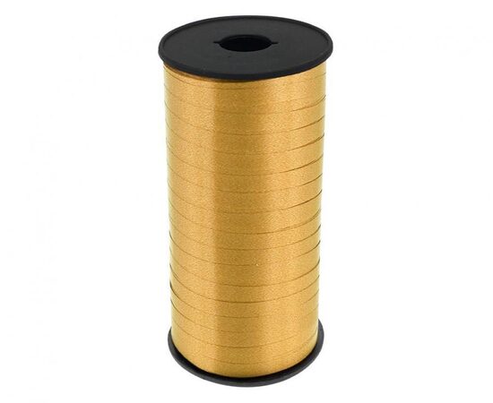 Plastikāta lente, zelta krāsa, 5 mm, 92 m