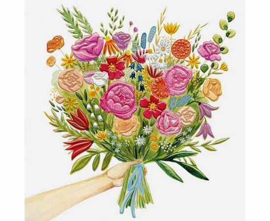 Apsveikuma kartiņa "Pušķis"