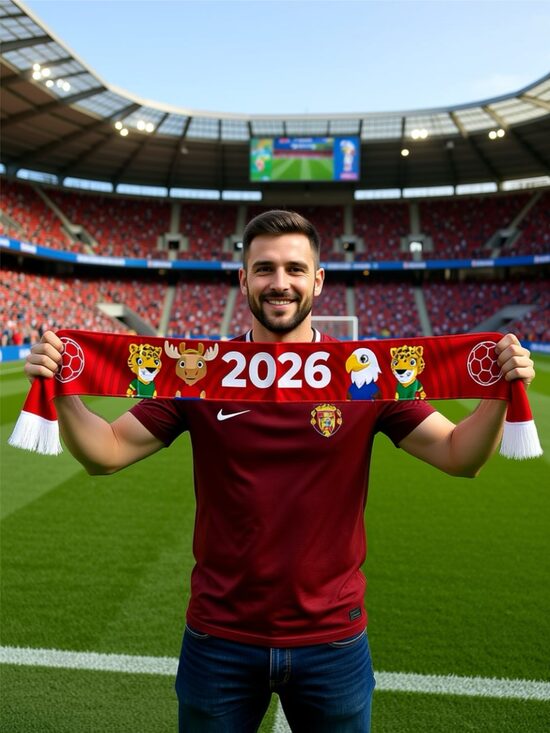 Futbola fanu šalle - Wolrd Cup 2026 