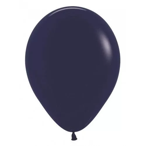 46 cm lateksa balons, navy blue krāsā, ovāla forma, pildīšanai ar gaisu - 1 gb.