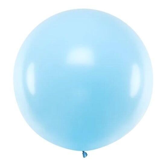 60 cm lateksa balons, maigi zilā krāsa, pastelis - 1 gb.