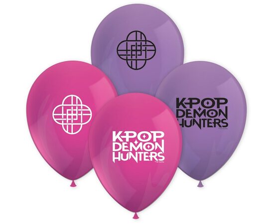 27cm lateksa balonu komplekts "K-POP Demon Hunters" 8gb 