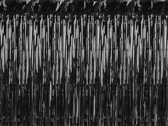 Lietutiņa aizkars, melns, 100x200 cm