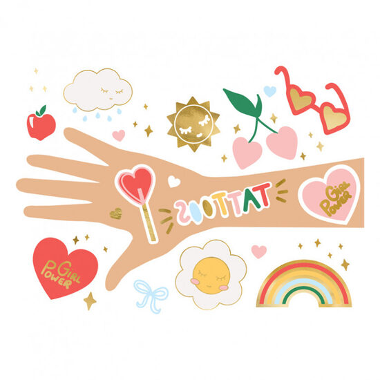 Tetovējumi "Girl power", 14 elementi