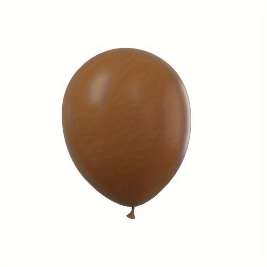 30 cm lateksa balons, brunā krāsa - 10 gb.