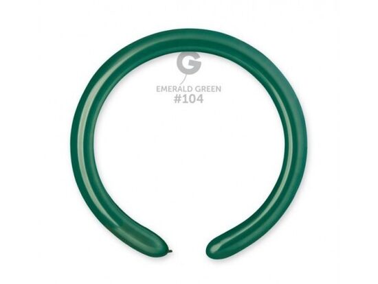 Lateksa baloni modelēšanai, pudeļu zaļā krāsa , 5 cm x 140 cm - 1 gb. 