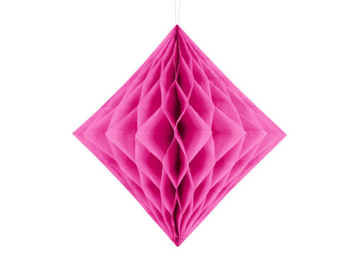 Papīra dimants, rozā, 20 cm