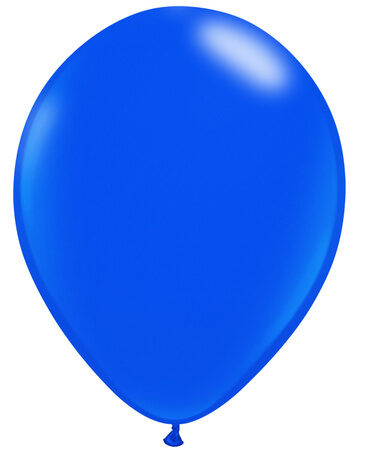46 cm lateksa balons, zilā krāsā, ovāla forma, pildīšanai ar gaisu - 1 gb.