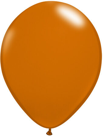46 cm lateksa balons, cocoa brown krāsā, ovāla forma, pildīšanai ar gaisu - 1 gb.