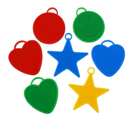 Balonu atsvars, smaidiņš, sirsniņa vai zvairzne, 12 g