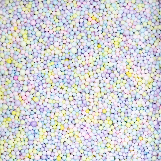 Putuplasta bumbiņas, dauzkrāsainas, 10g