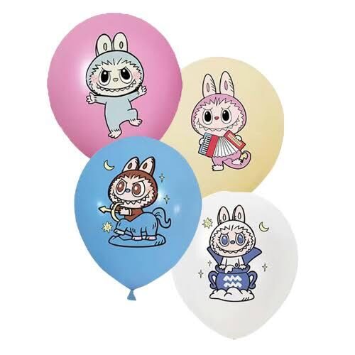 27 cm lateksa balons "Labubu", 1 gb