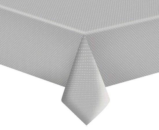 Papīra galdauts, ar punktiņem, pelēkā krāsa