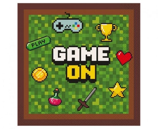 Salvetes "Game on", 20 gb
