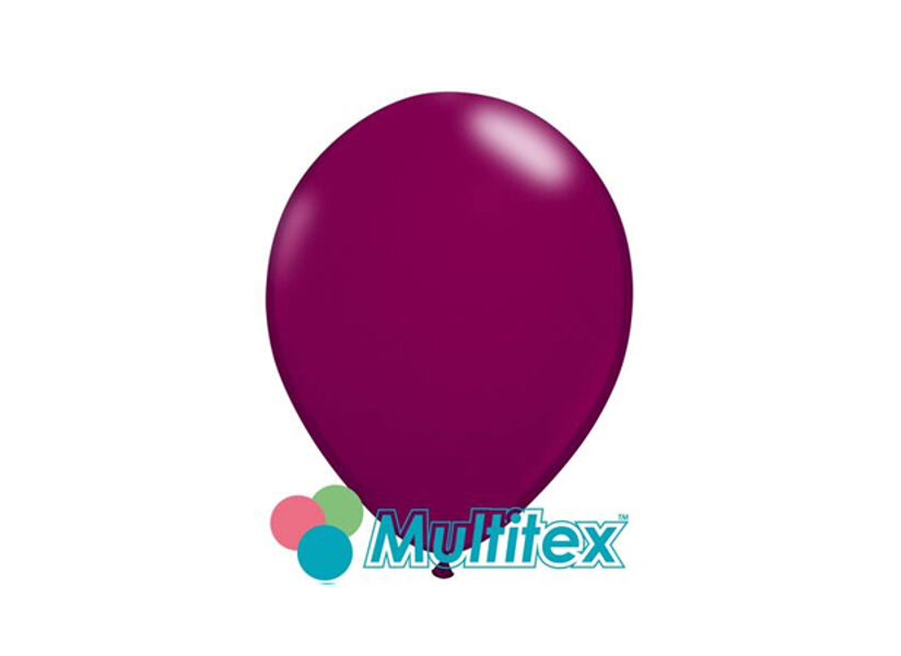 13 cm Multitex balons, vīna krāsa - 1 gb.