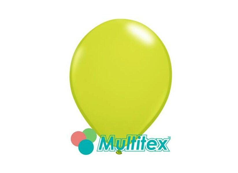 13 cm Multitex balons, zaļā abola krāsa - 1 gb.