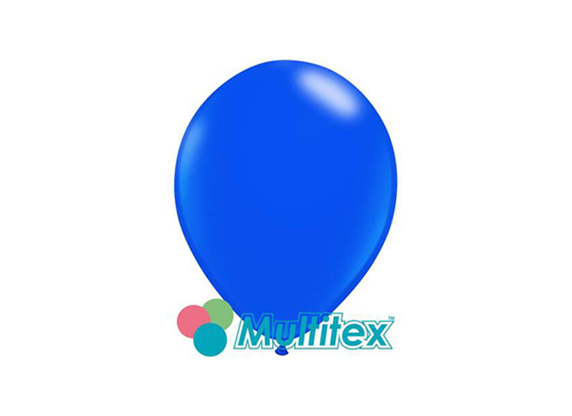 13 cm Multitex balons, zilā krāsa - 1 gb.