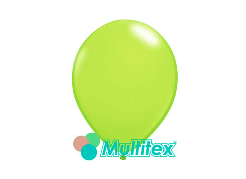 13 cm Multitex balons, gaiši zaļā krāsa - 1 gb.