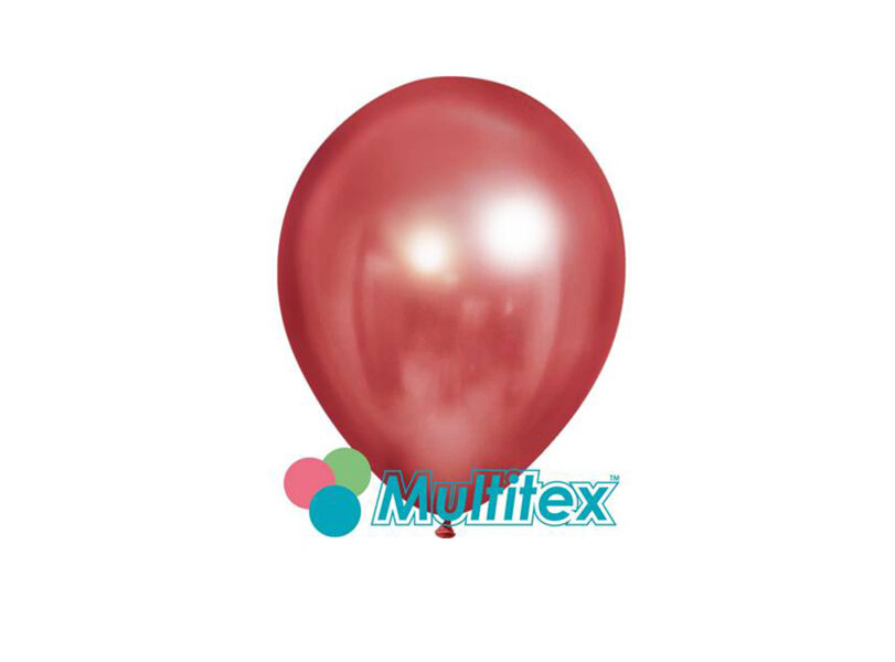13 cm balons, gaiši sarkanā krāsa, hroms - 1 gb.