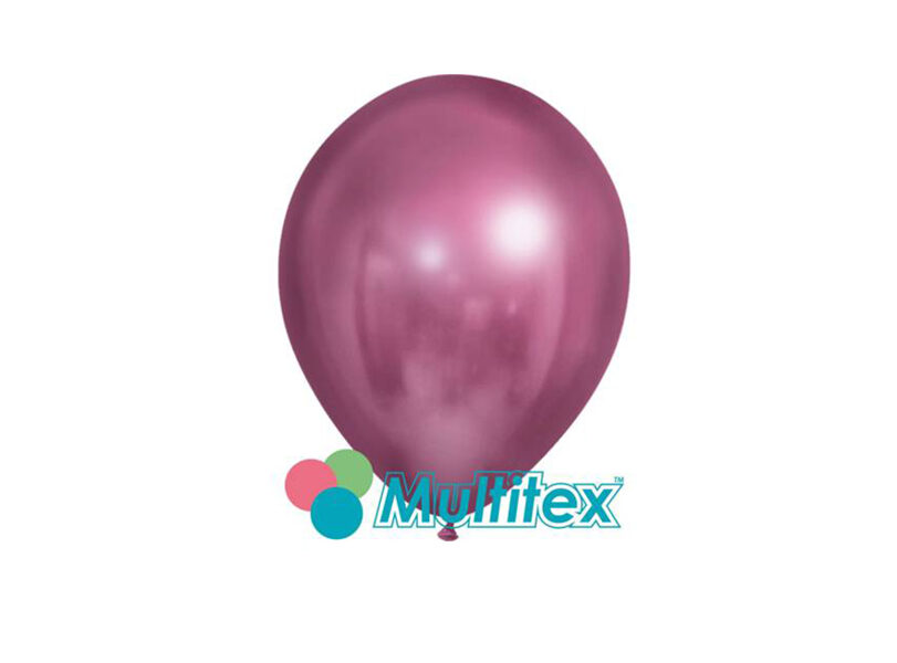 13 cm balons, rozā krāsa, hroms - 1 gb.