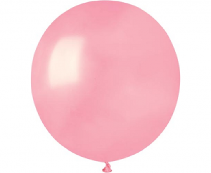 48 cm balons, koši rozā krāsa - 1 gb.