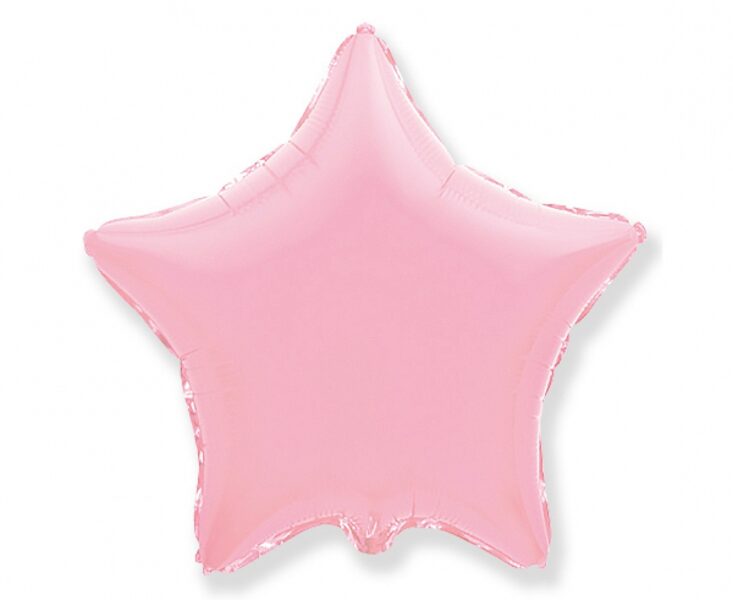 Folija balons FX "zvaigzne", 46 cm, maigi rozā krāsa