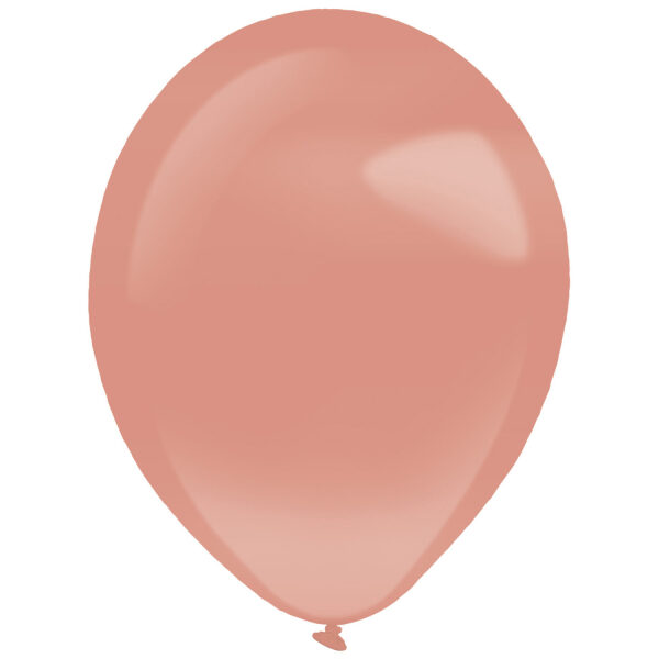 35 cm perlamutra balons, rozā zelta krāsa - 1 gb.