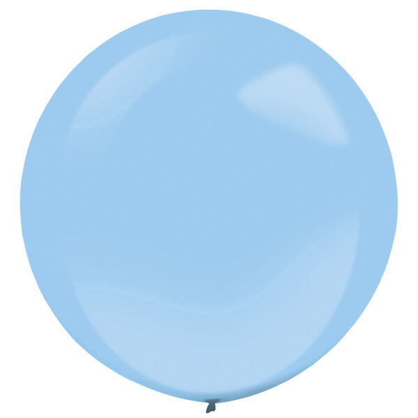 61 cm lateksa balons, gaiši zilā krāsa - 1 gb.
