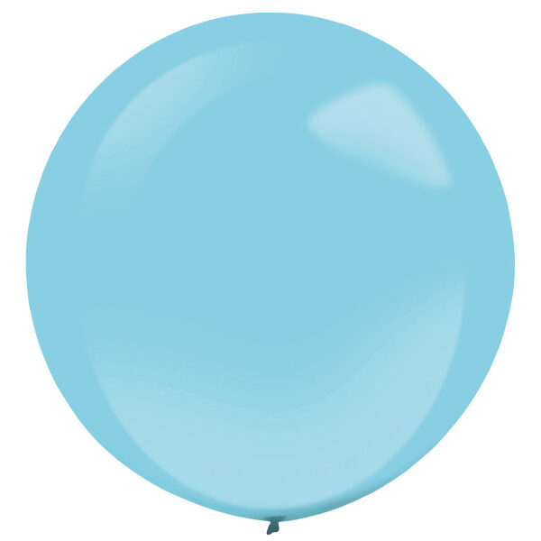 61 cm lateksa balons, gaiši tirkīzā krāsa - 1 gb.