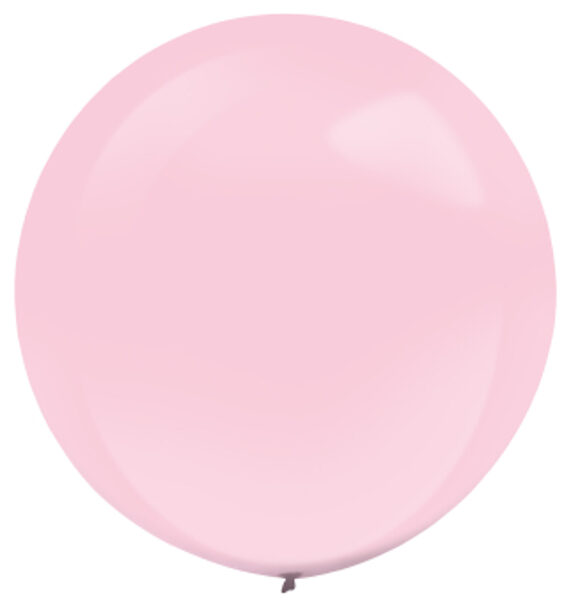 61 cm lateksa balons, rozā krāsa - 1 gb.