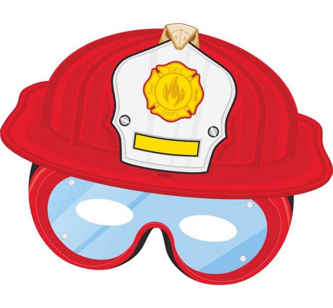 Papīra maskas "Ugunsdzēsējs", 3 gb