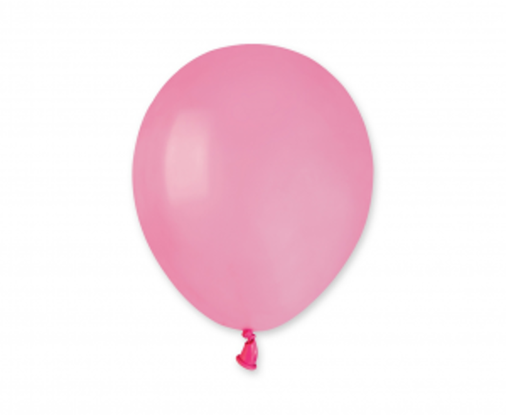 13 cm balons, rozā krāsa - 1 gb.