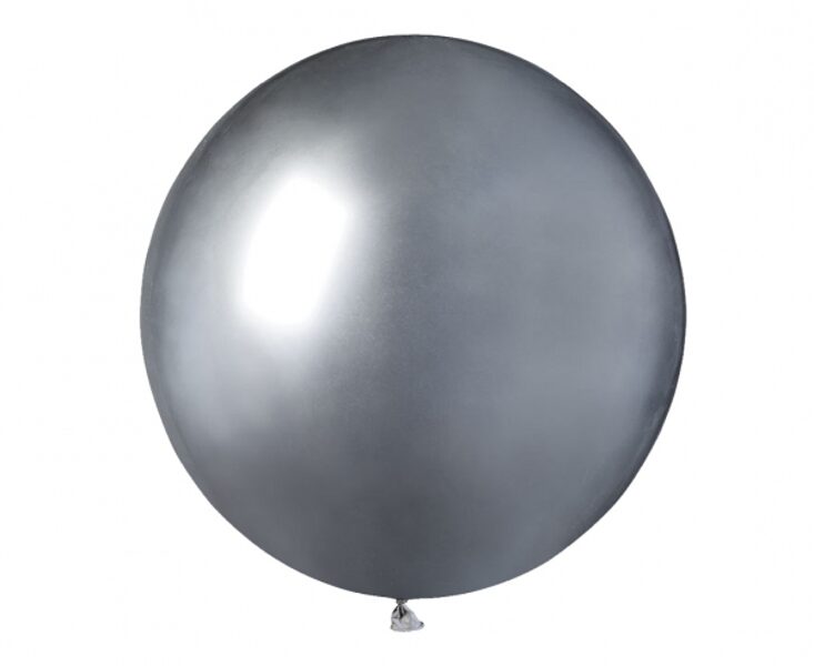 48 cm hromēts balons, sudraba krāsa - 1 gb.