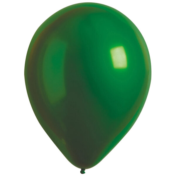 30 cm hromēts balons, smaragda zaļā krāsa - 1 gb.