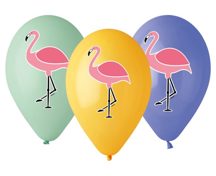 30 cm lateksa balons "Flamingo" - 1 gb.