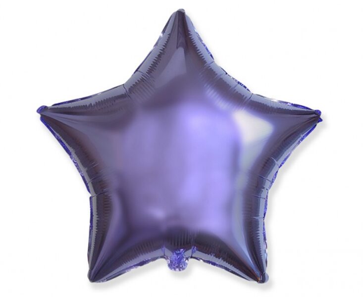 Folija balons FX "zvaigzne", 48cm, lillā krāsa