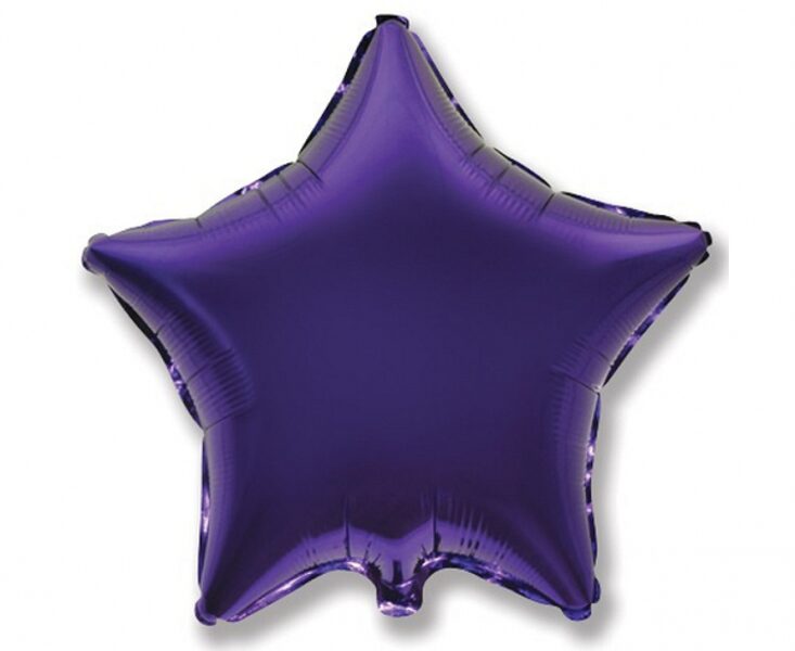 Folija balons FX "zvaigzne", 70 cm, violetā krāsa