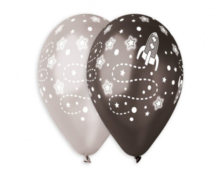 30 cm lateksa balons Space - 1 gb.