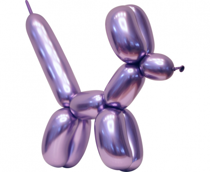 Lateksa baloni modelēšanai, hroms, violetā krāsa - 1 gb. 