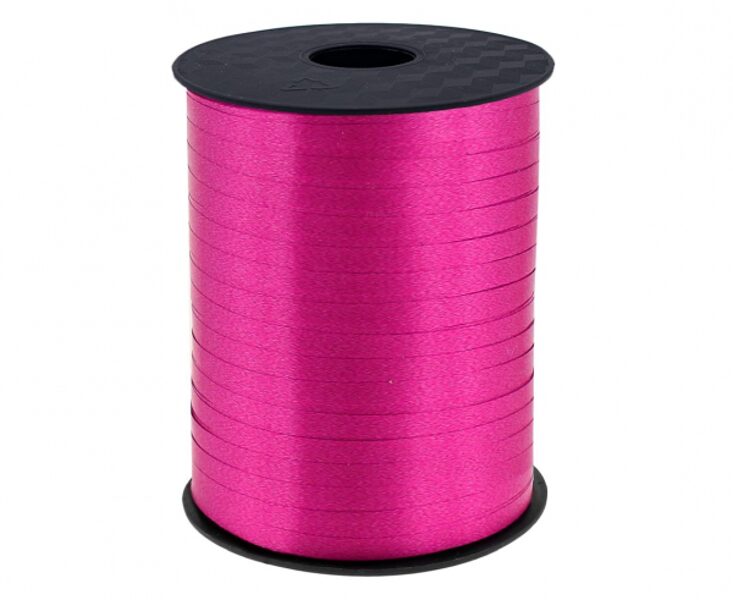 Plastikāta lente, spilgti rozā krāsa, 5 mm, 458 m