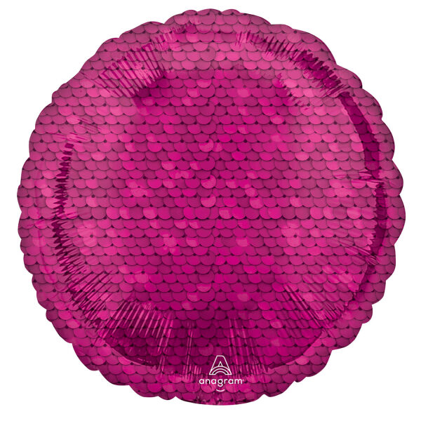 Folija balons "Fliteri", 43 cm, rozā krāsa