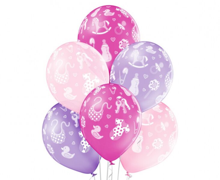 30 cm lateksa balons "Mazā meitenīte" - 1 gb.