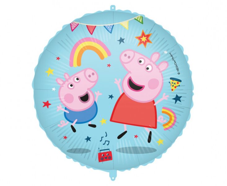  Folija balons "Peppa Pig Messy Play", 46 cm